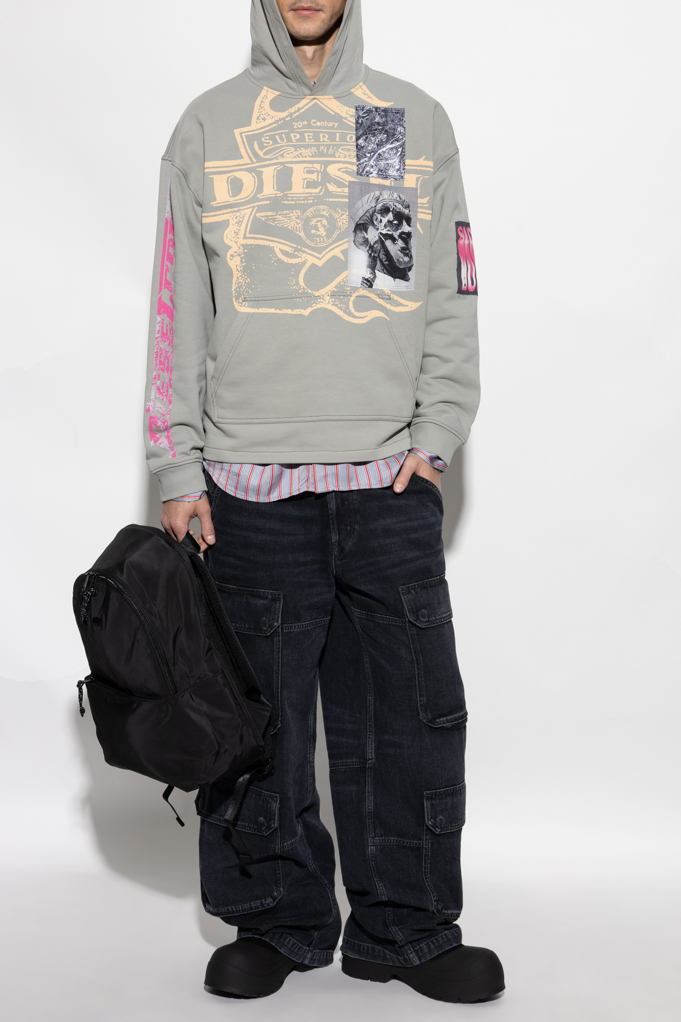 【DIESEL】S-Baxt-Hood-Q1 Diesel Hoodie S-BAXT-HOOD-R1 | Men's Clothing | Vitkac